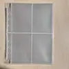 Álbum de Tarjetas de 6 Agujeros de 3 Pulgadas con Cuatro Ranuras Adecuado para Álbumes de Tarjetas de Dibujos Animados, Cuadernos de Hojas Sueltas para Fotos, Álbumes de Tarjetas de Colección, Carpetas A5