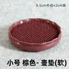 Tetera de Arcilla Púrpura Bandeja de Mantenimiento para Tetera Soporte Seco para Tetera Base para Tetera Base de Plástico de Goma Suave Alfombrilla para Tetera Alfombrilla para Mascota de Té Soporte Almohadilla Aislante de Calor