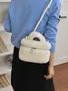 Moda Versátil de Otoño 2026 Transfronteriza Bolso de Mano Peluche Casual Gran Capacidad Bolso de Hombro Cruzado