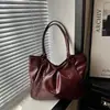Bolso Grande de Moda Tendencia 2026 Nuevo Estilo Estilo Coreano Bolso de Axila Color Sólido Gran Capacidad Bolso de Hombro Bolso Tote para el Trabajo y el Viaje