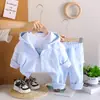 Conjunto de Tres Piezas con Sudadera con Capucha y Cremallera de Manga Larga, Moda Transfronteriza de Primavera 2026 para Niños Pequeños