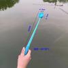 Cuchara de aro al por mayor Cuchara de aro de policarbonato Cuchara de aro de plástico reforzado con fibra de vidrio Cuchara de cebo de doble sección Acero inoxidable telescópico de 3 secciones Equipo de pesca
