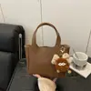 Bolso Cubo de Moda Tendencia Ins Coreana para Mujer Invierno 2025 Bolso de Hombro Simple Versátil Bolso Casual de Gama Alta para Mujer