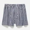 Calça Seta Roupa Íntima Masculina Algodão Tecido Solta Respirável Calça de Dormir Casa Tamanho Plus Shorts Boxer