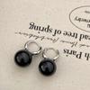 Diseño Único, Pendientes de Perla Negra de Lujo Ligero y Alta Gama para Mujer, Pendientes Versátiles, Pendientes Populares, Pendientes Elegantes y a la Moda
