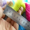 Pelo Sintético de Zorro Medio Imitación Pelo de Zorro Longitud Media Pelo Suave Cuello de Pelo de Zorro Ropa Cuello de Suéter Tela Peluda