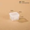 Caja de almacenamiento de frijoles, caja de almacenamiento rectangular larga para escritorio, caja de almacenamiento de frijoles transparente de gran capacidad DIY con tapa