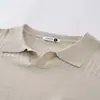 Camisa polo estilo nuevo 2026, camiseta de punto de manga corta, para hombre, de verano, fina y casual, elegante y holgada