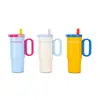 Taza isotérmica de acero inoxidable 316 muy elegante y atractiva, taza de hielo gigante con gran capacidad y asa, adecuada para uso en automóvil