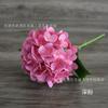 Simulación de hortensia de película de 72 cabezas, rama única, impresión 3D, decoración de mesa de comedor para sala de estar, hotel, área de ocio, salón de bodas, arreglo floral