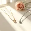 Colar de Feijão do Amor em Prata de Lei S925 para Mulheres, Corrente de Clavícula Fashion de Luxo Leve de Alta Qualidade, Corrente de Pescoço com Design de Nicho Atacado