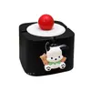 Cinzeiro com Tampa para Evitar que as Cinzas Voem, Design Fofo de Desenho Animado Gato Kt para Decoração de Mesa da Sala de Estar ou Escritório