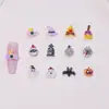 Mini Gelo Transparente Halloween Desenho Animado Decorações para Unhas Fantasma Bobo Abóbora Resina Pequenos Acessórios Acessórios para Unhas DIY