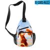 Anime Xiaohai Alrededores Bolso Cruzado Unisex Cool Sencillo Bolso de Hombro