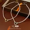 Collar de Perlas con Forma de Serpiente Chapado en Oro Real de 18 Quilates Cadena para Clavícula de Circonita Estilo Retro Francés Lujo Accesible Collar de Moda de Alta Gama