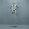 Soporte de Exhibición de Modelo de Satén de Seda de Gama Alta Soporte de Exhibición para Vestido de Novia Modelo Femenino Ropa Estereoscópica Accesorios de Exhibición de Ventana Modelo Falso