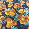 Popular 100g Seda de Hielo Elástica Pequeño Floral Chifón Estampado Tela Vestido de Mujer Camisa Camisola Falda