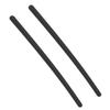 Ponteira de Metal para Óculos Capa Antiderrapante Silicone Anti-Desgaste Furo Redondo Ponteira para Haste Fina Acessórios para Olhos Protetores de Ouvido de Borracha Macia