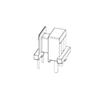 Fuente de alimentación de esqueleto de transformador EE10 esqueleto EE10 grosor del esqueleto del transformador EE10 pie Hueso del corazón YT-1027