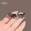 Pinza para el Cabello de Mariposa con Pedrería, Accesorio de Alta Gama para Cabello Semirecogido en la Parte Trasera de la Cabeza, Elegante Pasador para Madres, Pinza Recta para el Cabello, Pinza de Resorte