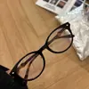 Plato de la Reina Madre Occidental 2076 Gafas Marco Negro Gafas Ojo de Gato para Hombres y Mujeres con Miopía Gafas de Caperucita Roja