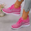 Zapatos para mujer Grulla de Almohada Blanca, tallas 36-43, zapatos casuales, talla grande, nuevo diseño de tejido fly-knit, adecuados para primavera, otoño, verano e invierno, zapatillas deportivas para correr, tacón de cuña, tacón medio