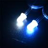 Grânulos de lâmpada de cabeça redonda 5mm LED de duas cores azul e branco fonte de luz f5 aquário led azul e branco3 tripé grânulos de lâmpada de duas cores cátodo comum
