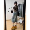 Shorts Capri de Mezclilla Desgastados de Color Claro de Cintura Alta para Mujer Tallas Grandes, Nuevo Estilo de Verano, Corte Holgado para Figuras Pequeñas y Tallas Grandes, Shorts Delgados de Longitud Media