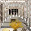 Cortina de Contas de Cristal Feng Shui para Porta de Banheiro, Entrada da Sala de Estar e Porta de Quarto - Ajuste de Layout Porta a Porta