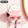 Soporte para secador de pelo de dinosaurio sin perforaciones, estante de almacenamiento para montaje en pared de baño con soporte para teléfono, artefacto de almacenamiento para secador de pelo para uso doméstico