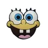 Charms para Sapato Bob Esponja Desenho Animado Fivela de Sapato Acessórios para Tamanco Acessórios de Borracha Macia PVC Decorações DIY Transfronteiriço