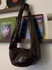 Bolso de Mano tipo Dumpling de Cuero Encerado de Nicho 2026 Nuevo Retro para Viaje y Uso Diario Hombro Cruzado Gran Capacidad Bolso de Cuero Suave para Mujer