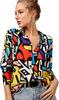2022 Transfronterizo AliExpress Amazon Moda Camisa de Rayas Estampadas Slim-fit Ropa de Mujer