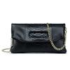 Nuevo Bolso Sobre Plegable de Alta Calidad Bolso Clutch Cuero Genuino para Mujer Combinación Universal Bolso de Cuero Vacuno para Mujer Banquete y Cena Bolso con Patrón de Cocodrilo