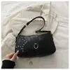 Bolso de Axila para Chica Popular 2026 Nuevo Estilo Tendencia Otoño/Invierno Sensación de Alta Gama Resistente Bolso para Motocicleta Versátil para Viajes Diarios Bolso de Hombro Único de Mano