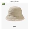 Nuevo Sombrero de Pescador Otoño e Invierno Sombrero de Cubeta de Felpa Engrosado de Alta Gama Accesible para Mujeres Coreanas Sombrero Cálido Versátil Casual Elegante