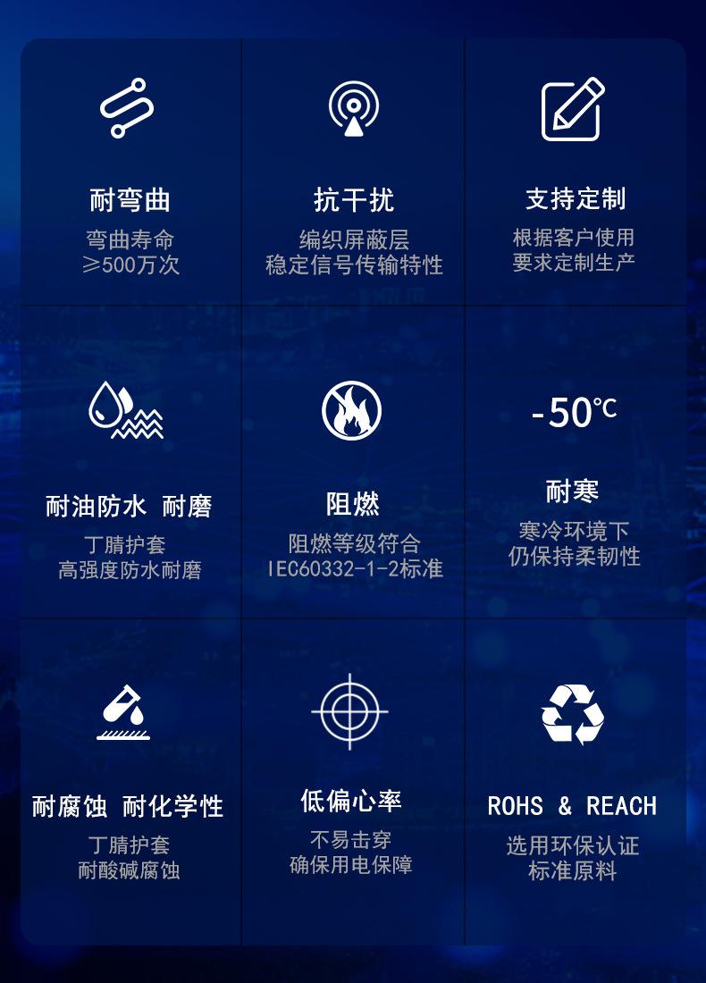 高柔性拖链电缆