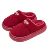 Pantuflas de Algodón Lidani para Mujer Invierno Nuevo Estilo Interior Hogar Cálidas Antibacterianas de Felpa Cómodas para el Hogar Hombres Invierno