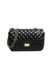 Bolsa Feminina de Luxo Estilo Chanel 2026 Nova Moda Versátil Acolchoada Transversal Casual Simples de Ombro Pequena Quadrada