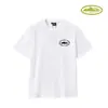 Marca Americana da Moda Corteiz Estampa de Navio de Cruzeiro Alcatraz Camiseta Casual Esportiva Solta de Manga Curta para Casal