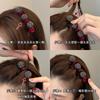 Pasador Accesorios para el Cabello Pasador de Estilo Fragante de Alta Calidad Clip Lateral de Ins Accesorios de Yiwu Pinza de Pato Pasador Rojo Nicho