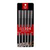 Palillos de Acero Inoxidable 304 Año Nuevo Creativo Set de Palillos de la Suerte Hotel Hogar Palillos Cuadrados Palillos Antideslizantes Venta al por Mayor
