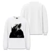 Stewell Estampado Digital Directo Transfronterizo XXX Otoño/Invierno Lavada Algodón de Peso Pesado Manga Larga Camiseta Moda Masculina Marca