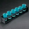 Juego de Vasos Espesos de 30ml para Bar B52 Vasito para Shots Cortos Imitación Bambú Juego de Madera Maciza