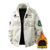 Nueva Chaqueta Forrada de Polar Otoño e Invierno para Hombre, Chaqueta de Cuero, Estilo Popular Sin Lavado, Chaqueta de Motociclista, Chaqueta de Carreras, Abrigo de Cuero PU para Hombre, Comercio Exterior Transfronterizo