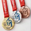 Personalização de Medalha de Maratona Medalha de Jogos de Taekwondo Evento de Atividade Oca Criativa Personalização de Medalha de Metal
