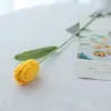 Ramo Tejido de Lana Girasol Margarita Flor Artificial Nomeolvides Rosa Crochetada Tulipán Flor Artificial Producto Terminado