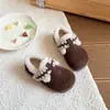 Zapatos Birkenstock para niños, nueva colección otoño/invierno 2026, zapatos de algodón de moda y versátiles para niñas, de suela suave y forro de felpa, zapatos tipo mocasín para niñas pequeñas