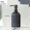 Comercio exterior botella de gel antibacterial botella de gel antibacterial de sentido avanzado vidrio 500ml botella vacía champú gel de ducha embotellado