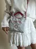 Bolsa de Dona de Nailon Bordada Estilo Ins Japonés 2025 Nueva Moda Mini Bolsa para Viajero Diario Bandolera de un Solo Hombro Bolsa Pequeña